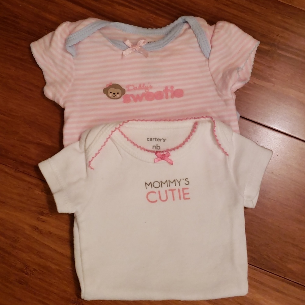 Girls onesies (NB & 0-3 months)